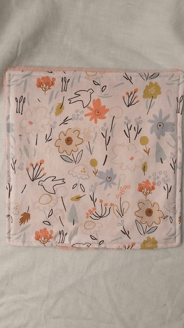 Essuie-tout lavable fleuri